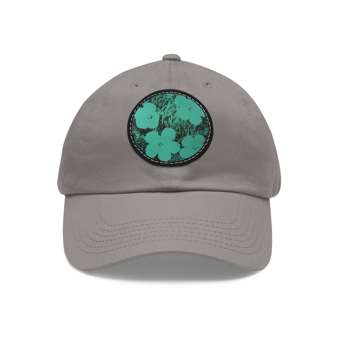 ANDY WARHOL - TEN-FOOT FLOWERS - UNISEX HAT W/ ROUND PATCH