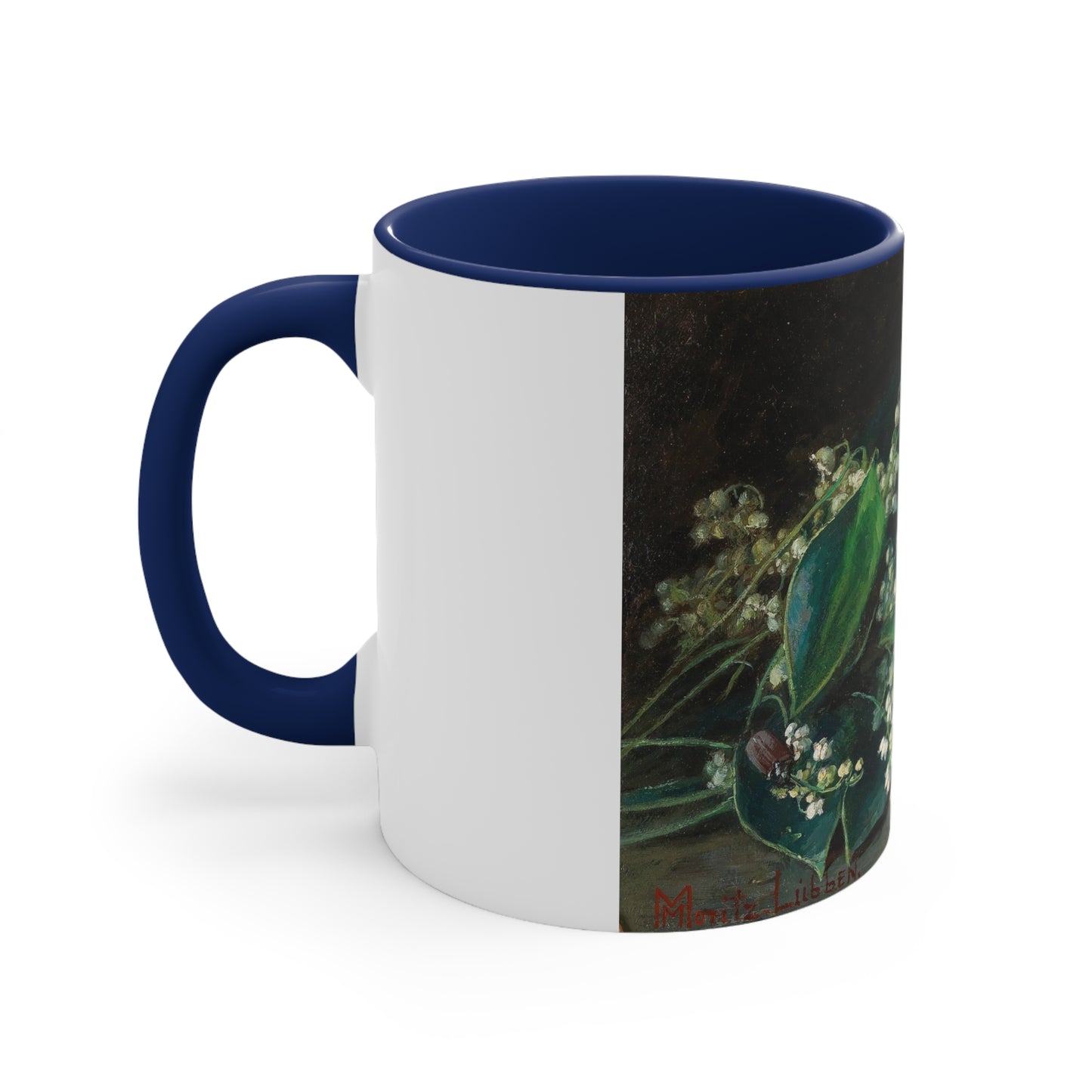 MARIE ELIZABETH MORITZ-LUBEN - LILIES OF THE VALLEY - ART COFFEE MUG