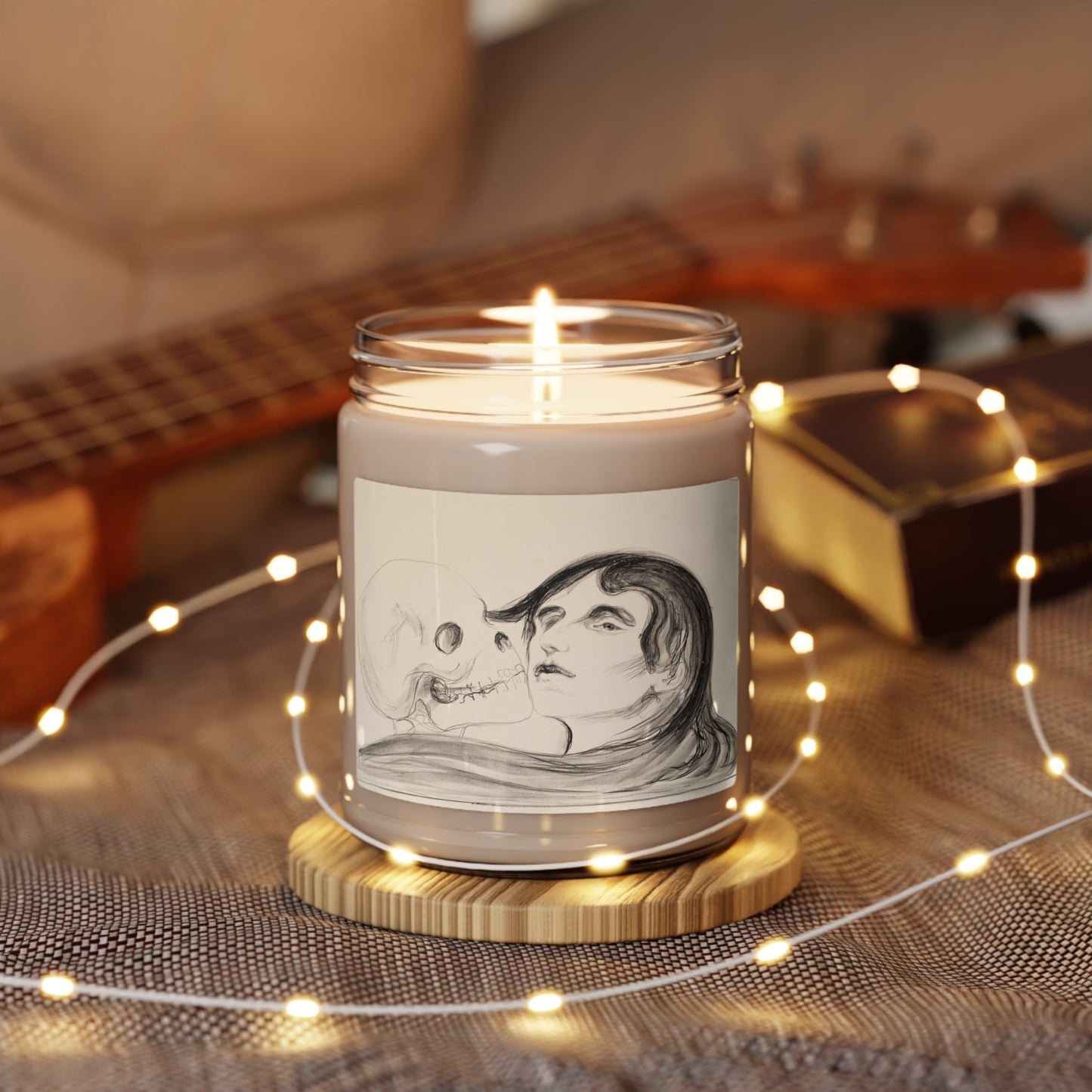 EDVARD MUNCH - THE KISS OF DEATH - SOY CANDLE