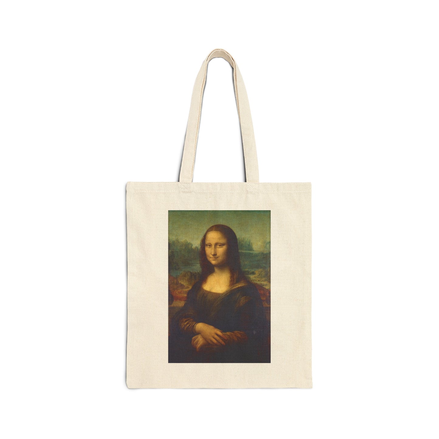 LEONARDO DA VINCI - MONA LISA - COTTON CANVAS TOTE