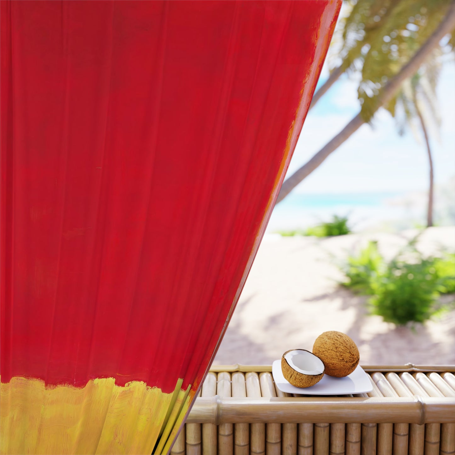 MARK ROTHKO - ABSTRACT - WINDOW ART CURTAIN