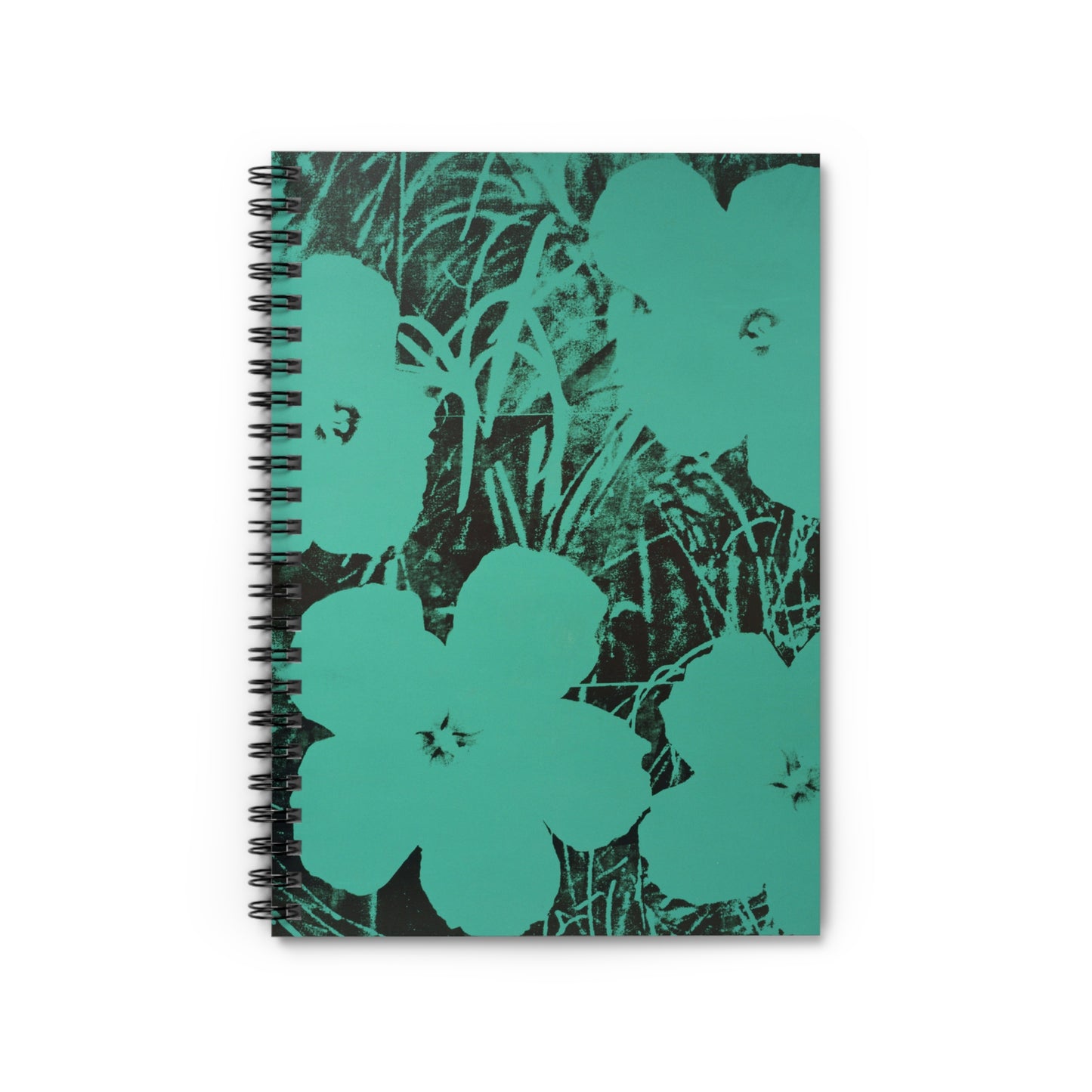 ANDY WARHOL - TEN-FOOT FLOWERS - SPIRAL ART NOTEBOOK