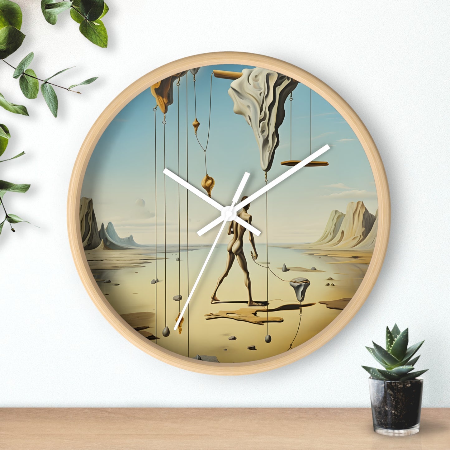 SALVADOR DALI INSPIRED - SURREALISM - ART WALL CLOCK