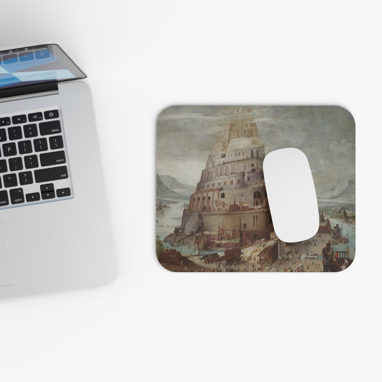 PETER BRUEGEL - CONSTRUCTION OF BABYLON TOWER - ART MOUSE PAD