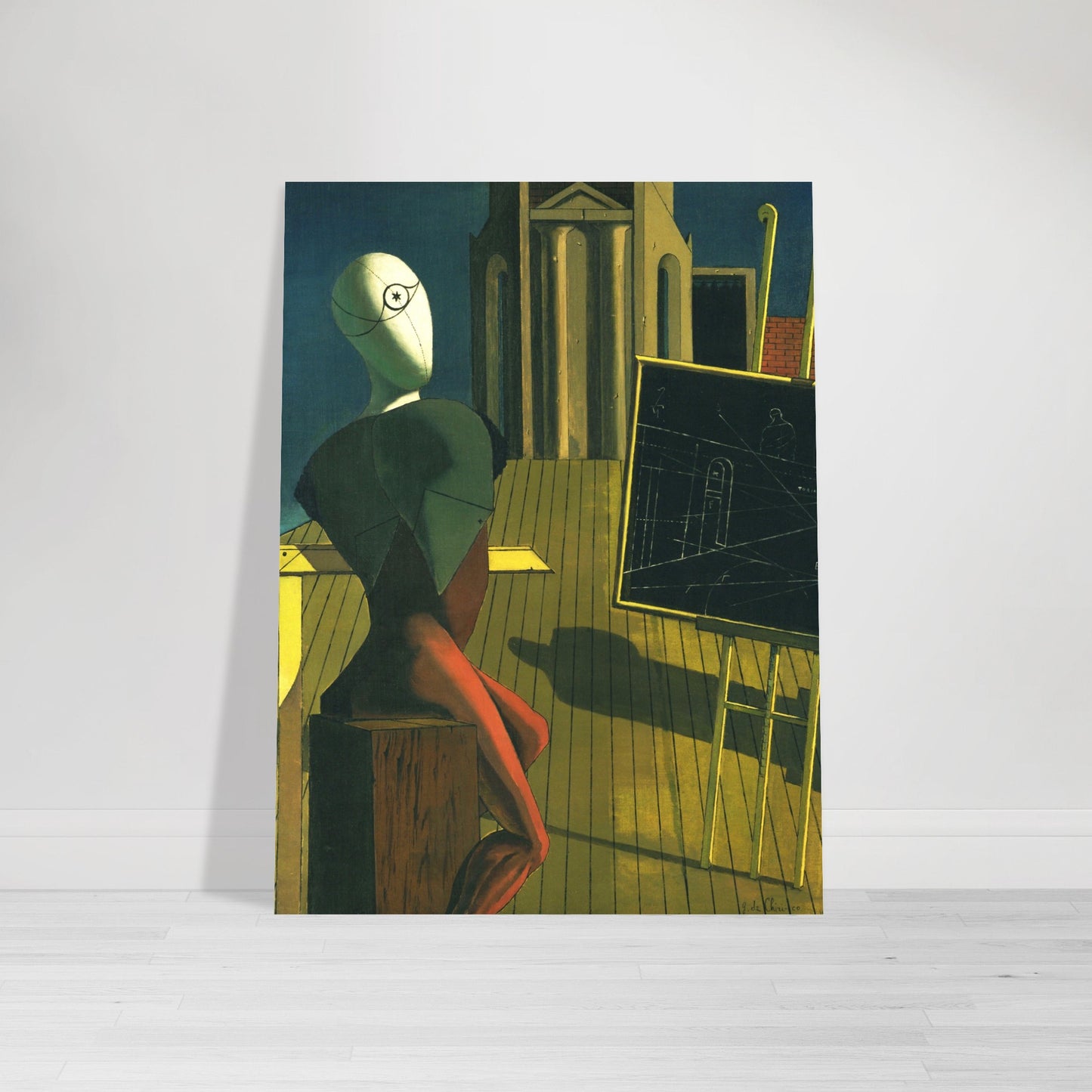 GIORDGIO DE CHIRICO - THE SEER - ALUMINUM ART PRINT