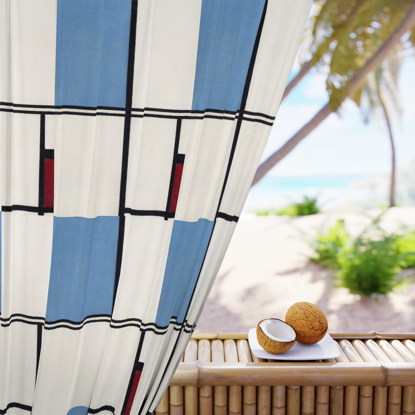 Piet Mondrian curtain