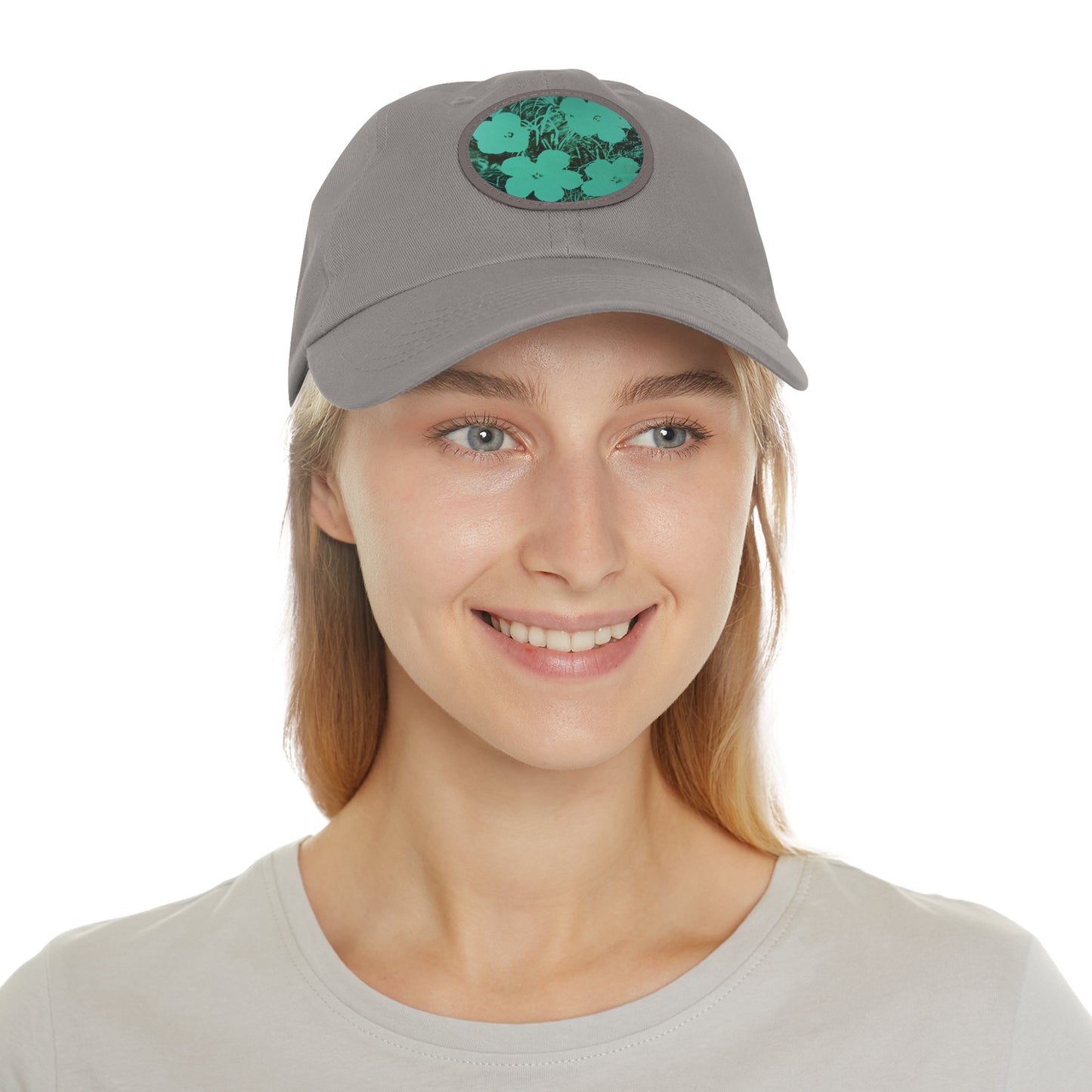 ANDY WARHOL - TEN-FOOT FLOWERS - UNISEX HAT W/ ROUND PATCH