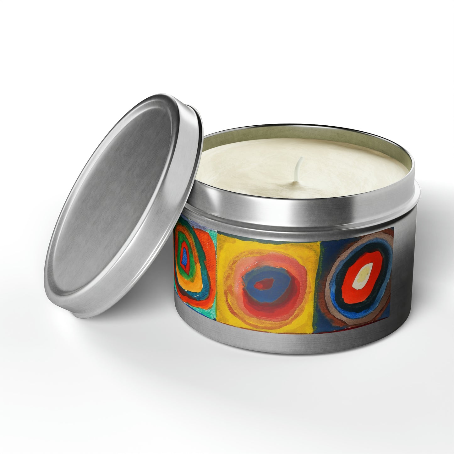 WASSILY KANDINSKY - FARBSTUDIE QUADRATE - TIN CANDLE