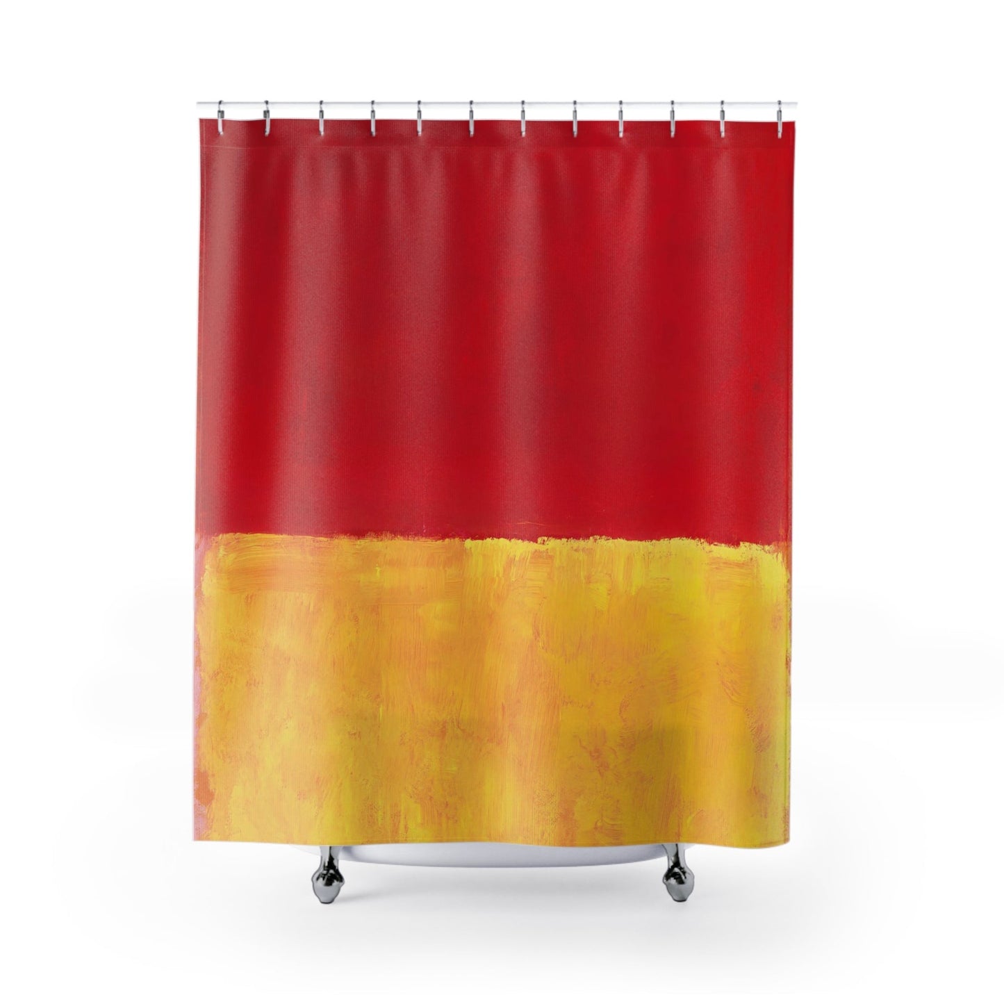 Art shower curtain