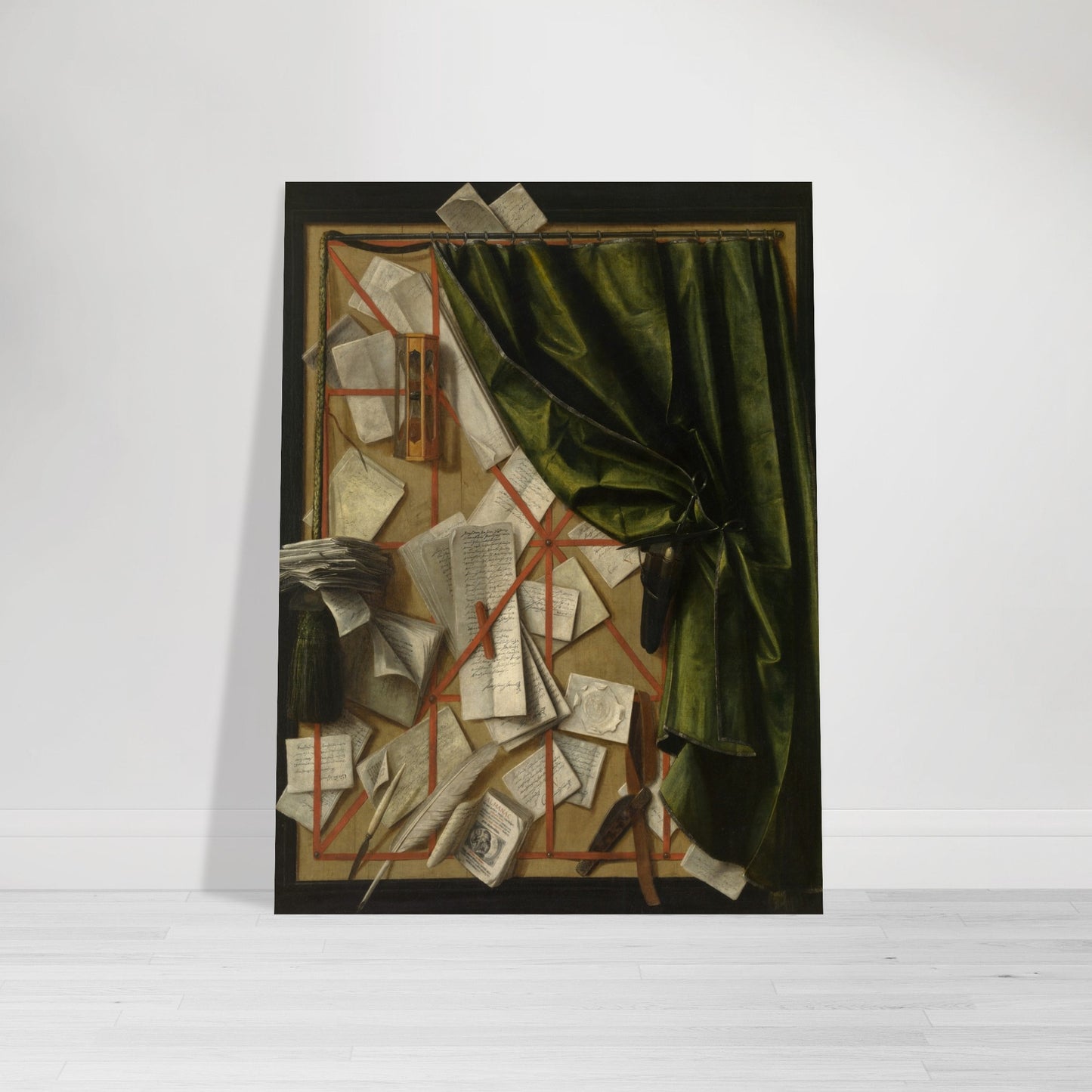 CORNELIUS NORBERTUS GIJSBRECHTS - TROMPE L'OEIL (1664) - MUSEUM QUALITY MATTE POSTER 2