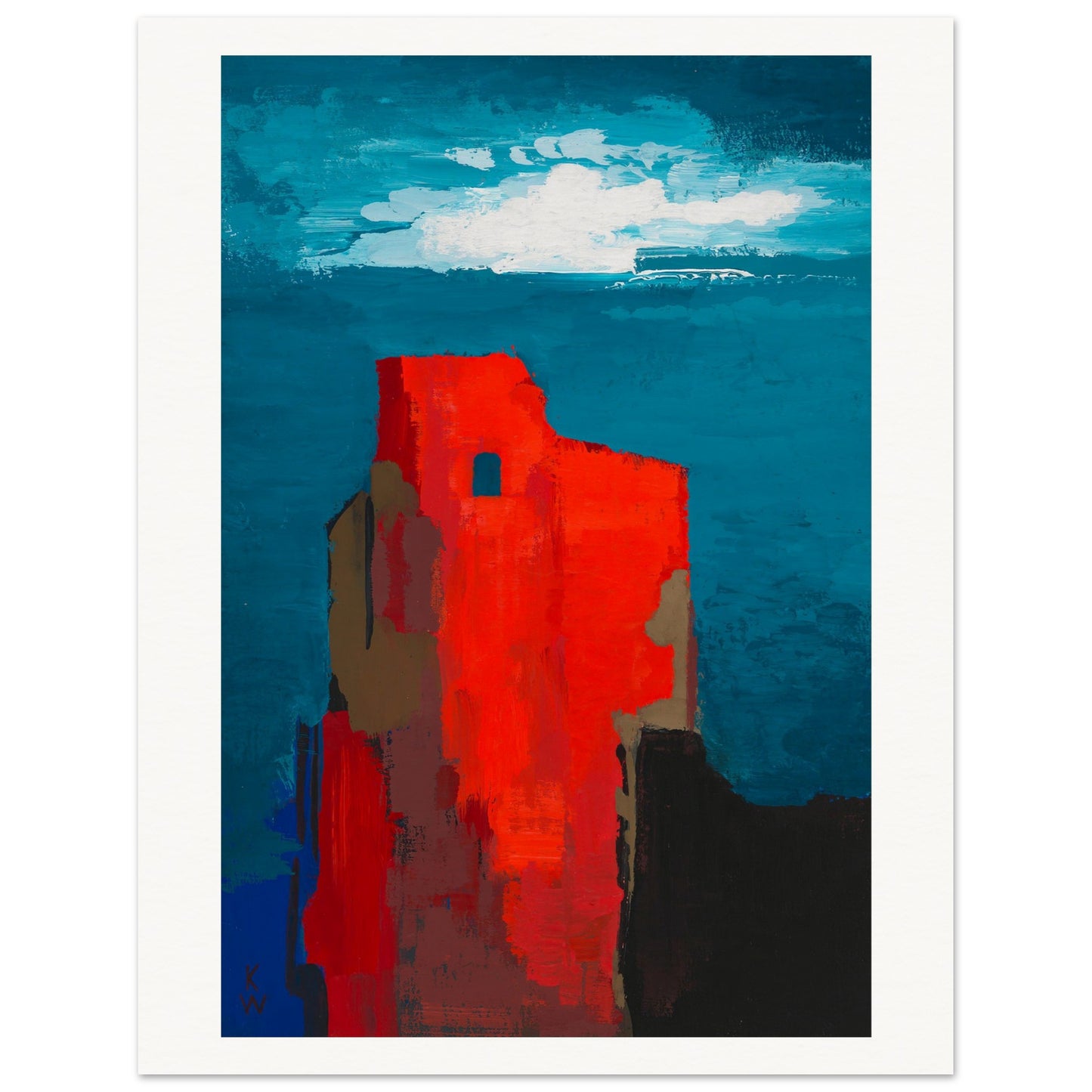 KARL WIENER - BURGUINE (1943) - MUSEUM QUALITY MATTE POSTER