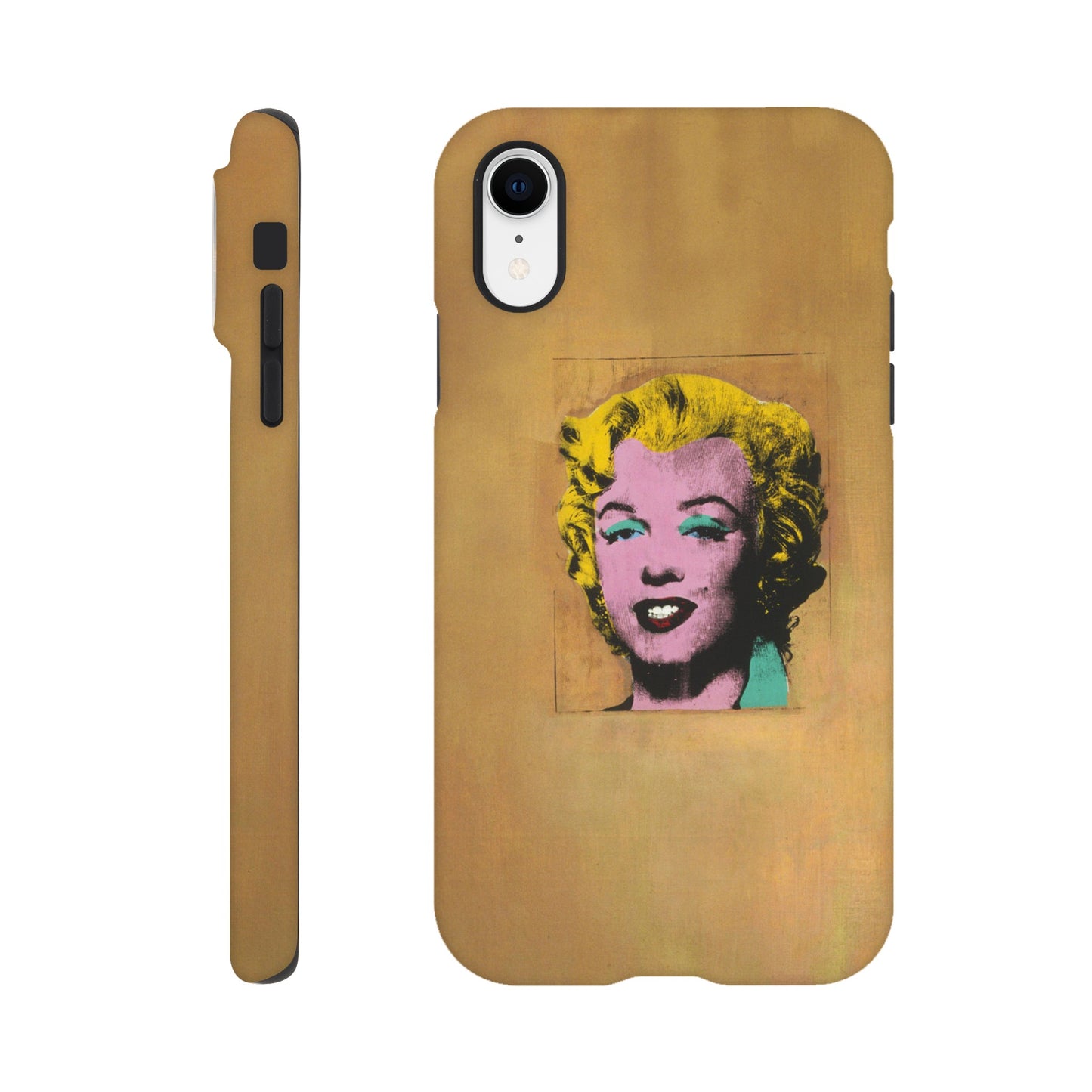 a phone case with a picture of marilyn monroe on it