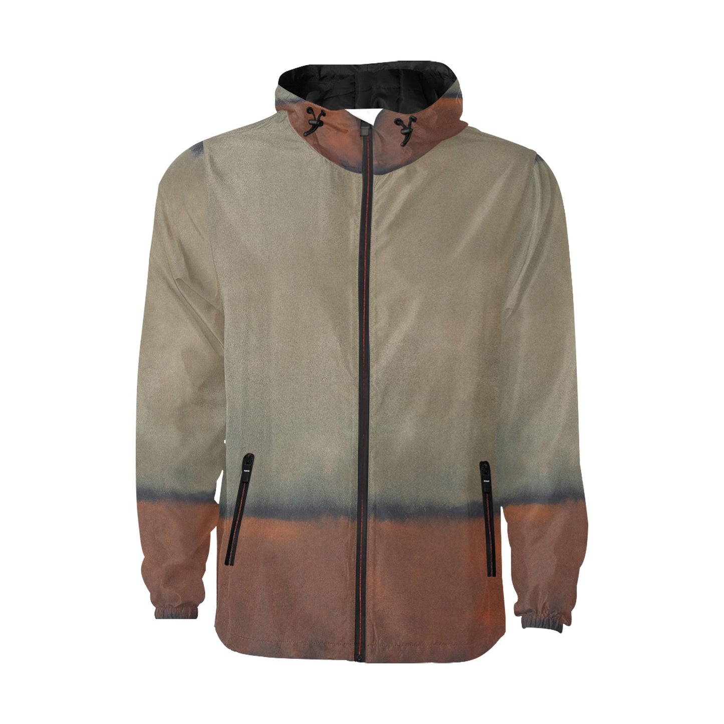 MARK ROTHKO - ABSTRACT ART - MEN'S QUILTED WINDBREAKER