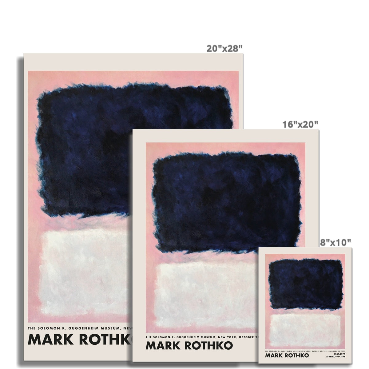 MARK ROTHKO - A RETROSPECTIVE - FINE ART PRINT