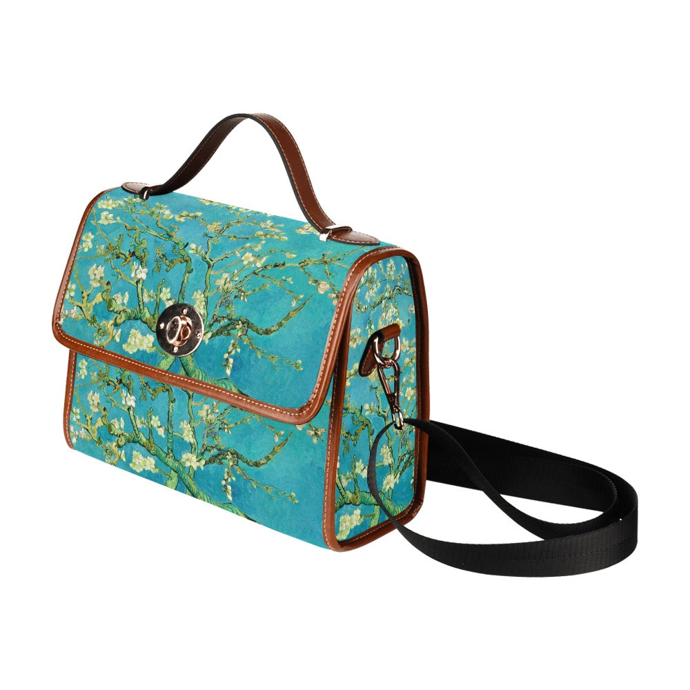 VINCENT VAN GOGH - ALMOND BLOSSOMS - WATERPROOF CANVAS BAG FOR HER