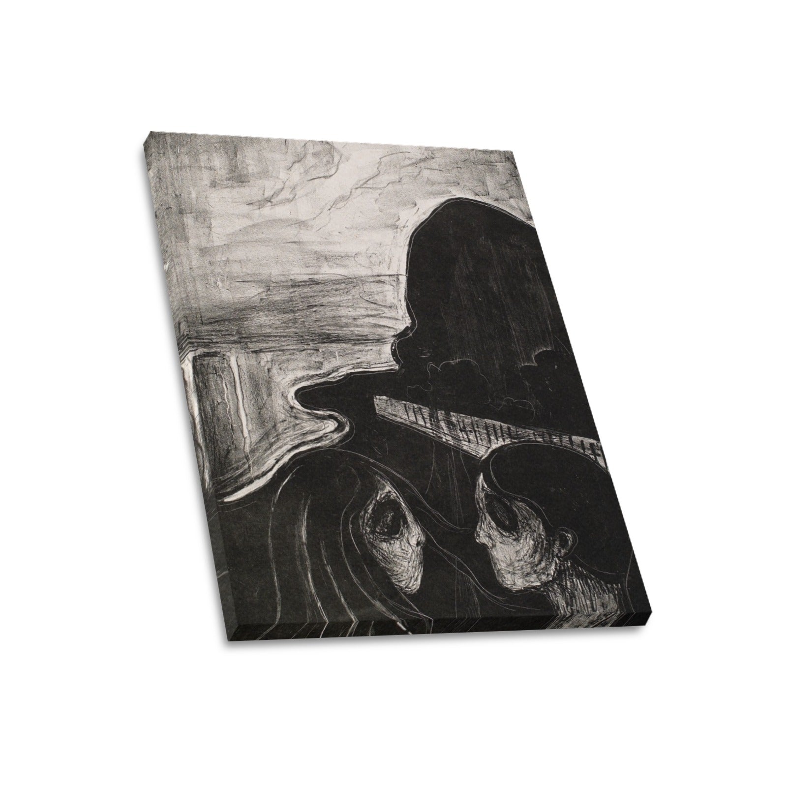 EDVARD MUNCH - ATTRACTION I - WRAPPED CANVAS PRINT 20" x 24"