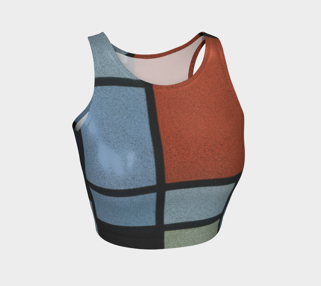 THEO VAN DOESBURG - COMPOSITION - ATHLETIC CROP TOP FOR EVERY DAY