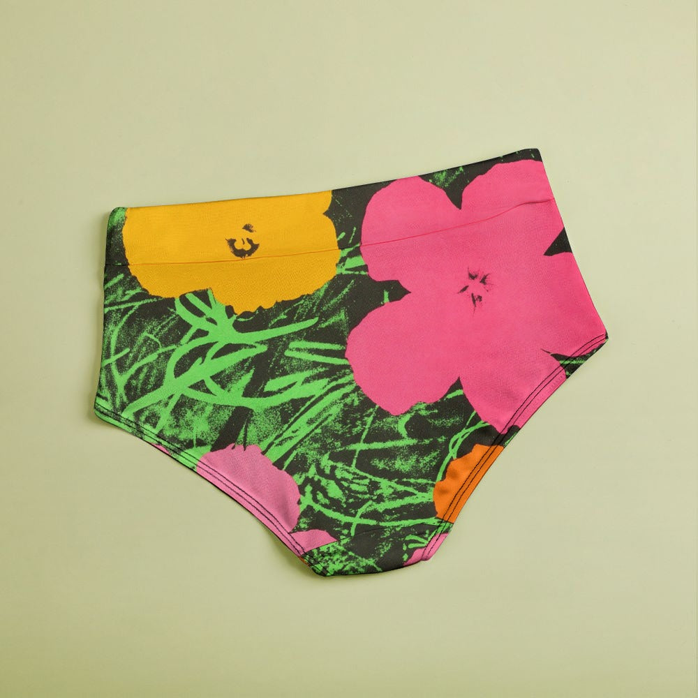 
ANDY WARHOL - FLOWERS - HIGH WAIST PANTIES FOR HER
