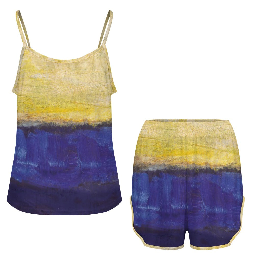 MARK ROTHKO - ABSTRACT - STRAP PAJAMA SET