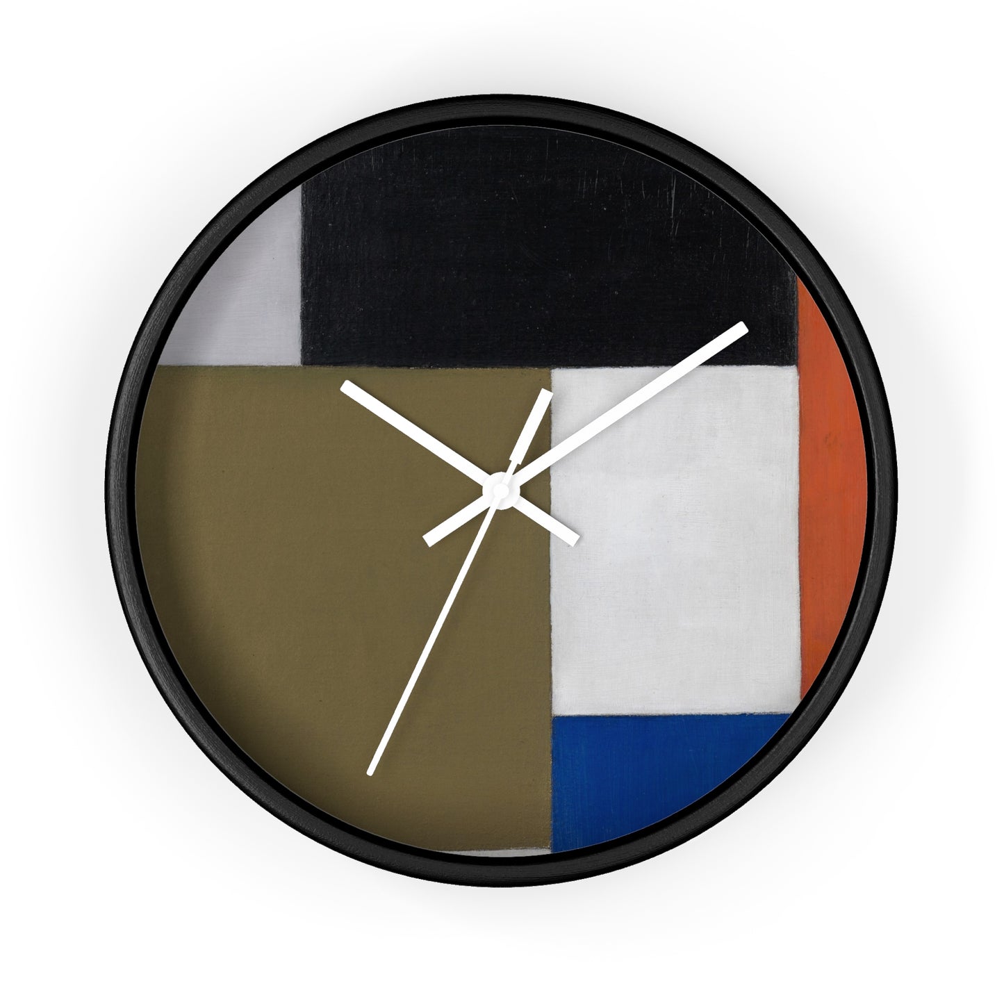 THEO VAN DOESBURG - COMPOSITION - WOODEN ART WALL CLOCK