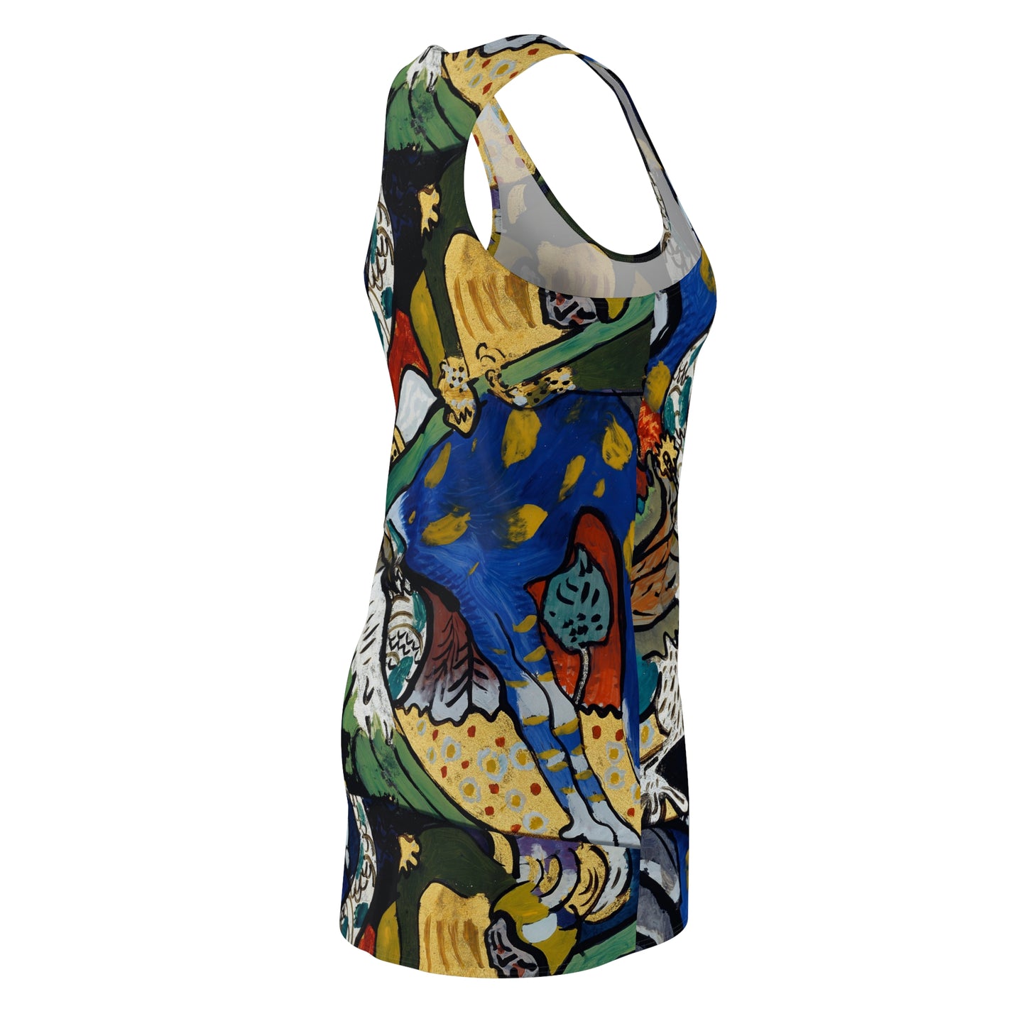 WASSILY KANDINSKY - SAINT GEORGE I (1911) - CUT & SEW RACERBACK DRESS