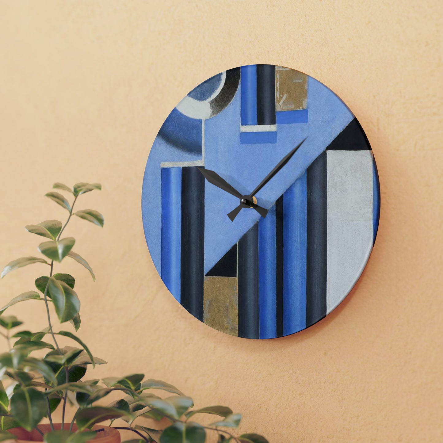 KAROL HILLER - DESKA 0 - WALL CLOCK - INDUSTRIAL STYLE 