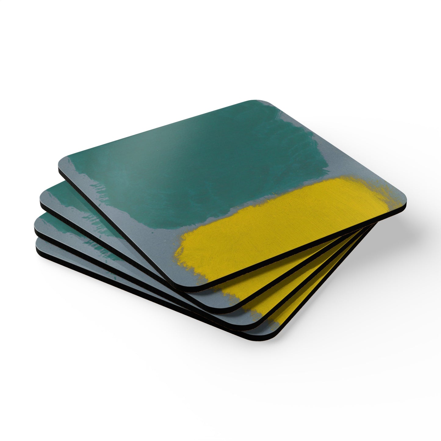 MARK ROTHKO - ABSTRACT - CORKWOOD COASTER SET