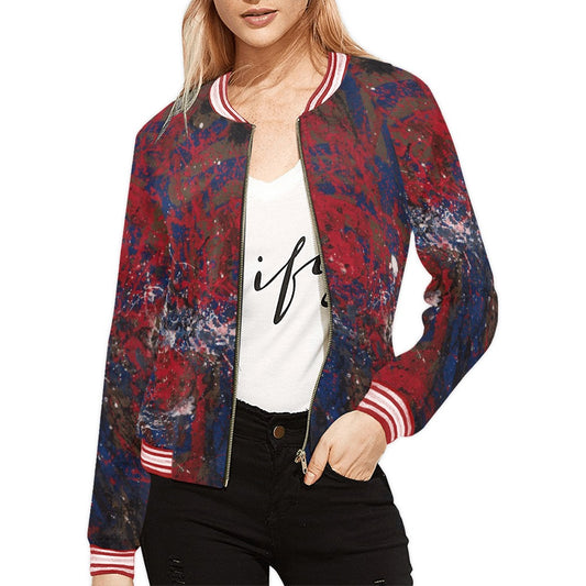 WOMEN'S FULL ZIPPER JACKET