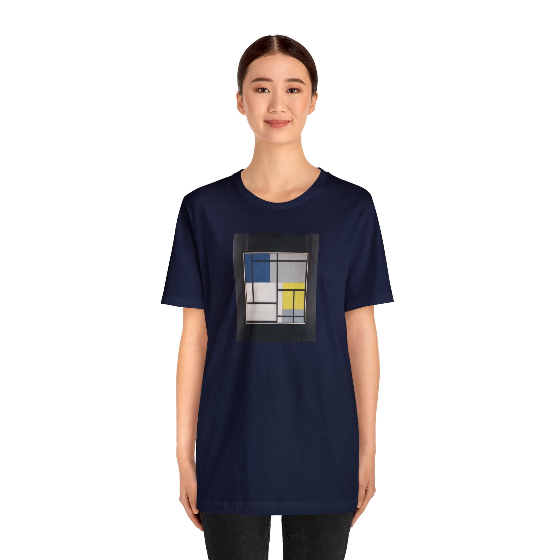 THEOVAN DOESBURG - SIMULTANEOUS COMPOSITION - UNISEX JERSEY T-SHIRT