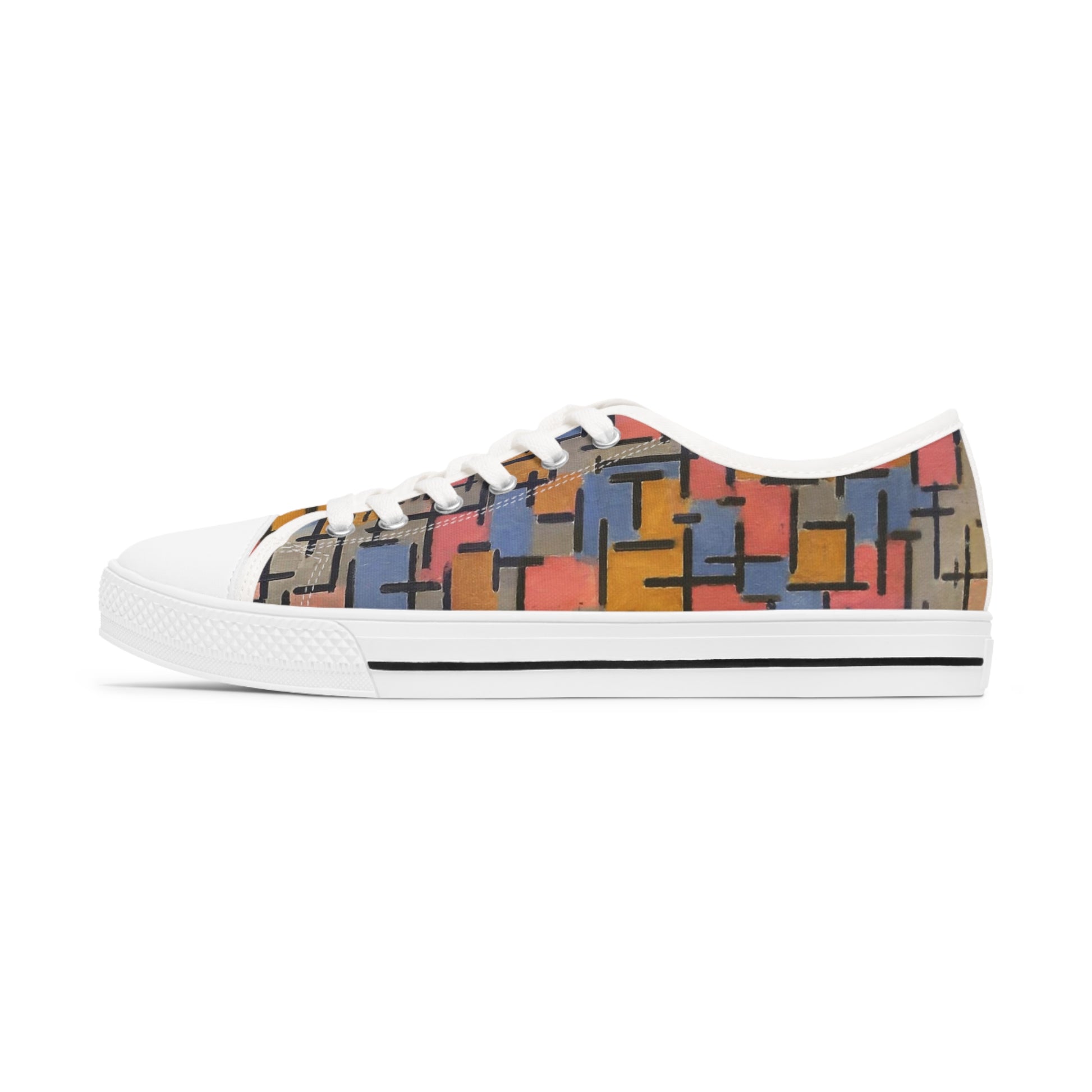 PIET MONDRIAN - COMPOSIZIONE - LOW TOP ART SNEAKERS FOR HER