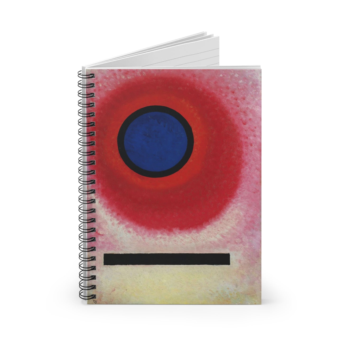 WASSILY KANDINSKY - BLUE CIRCLE II - SPIRAL ART NOTEBOOK