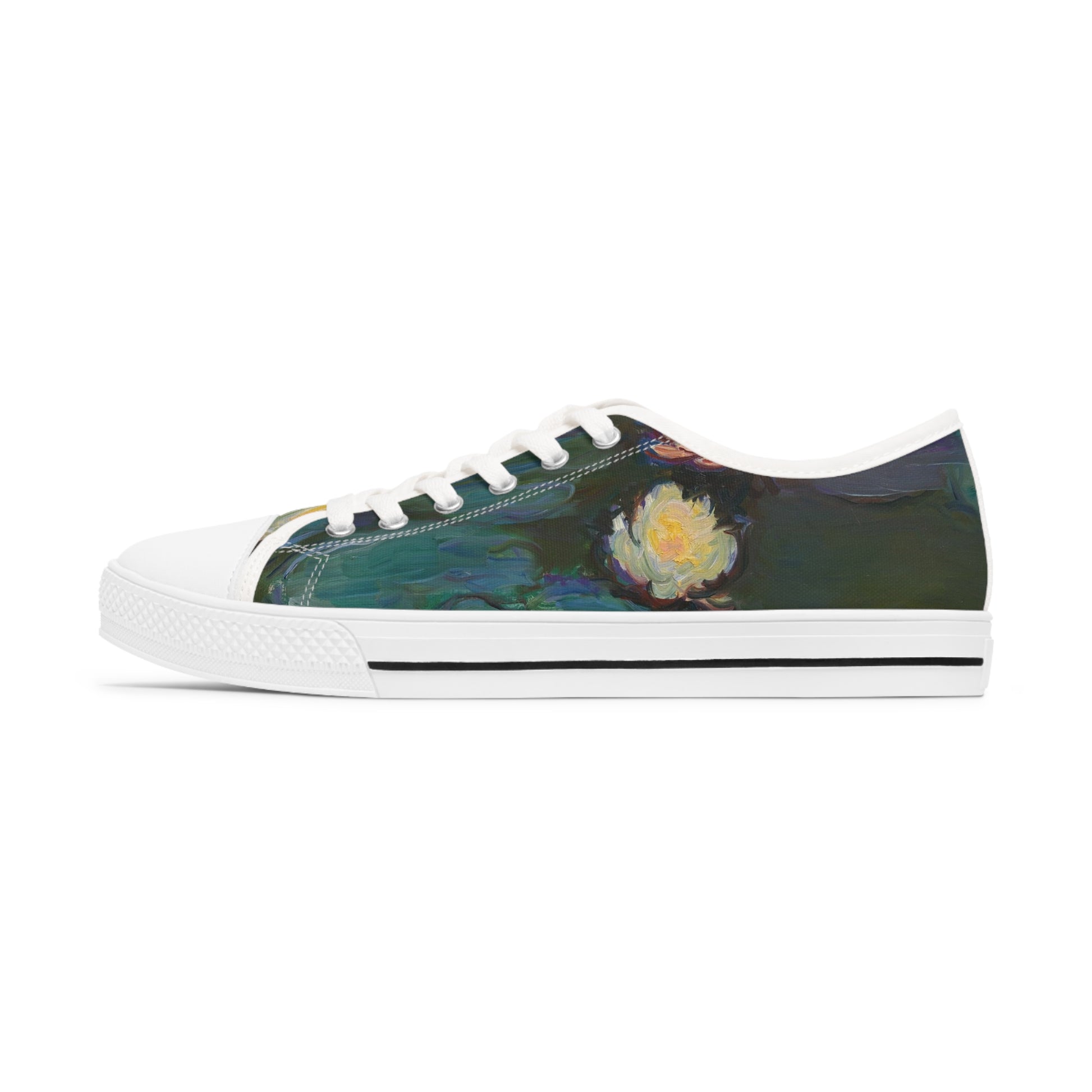 CLAUDE MONET - NYMPHEAS - LOW TOP ART SNEAKERS FOR HER