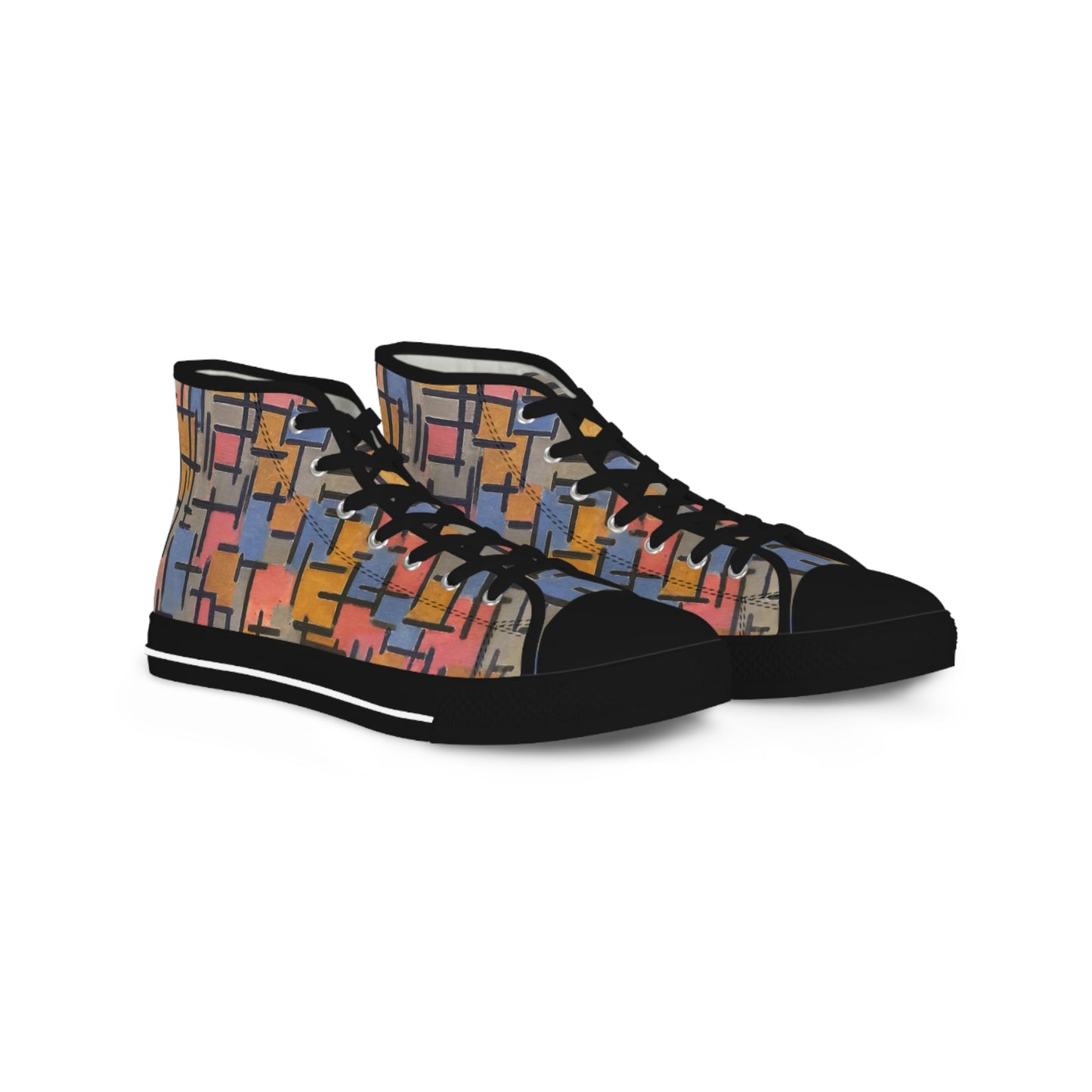 PIET MONDRIAN - COMPOSIZIONE - HIGH TOP SNEAKERS FOR HIM 