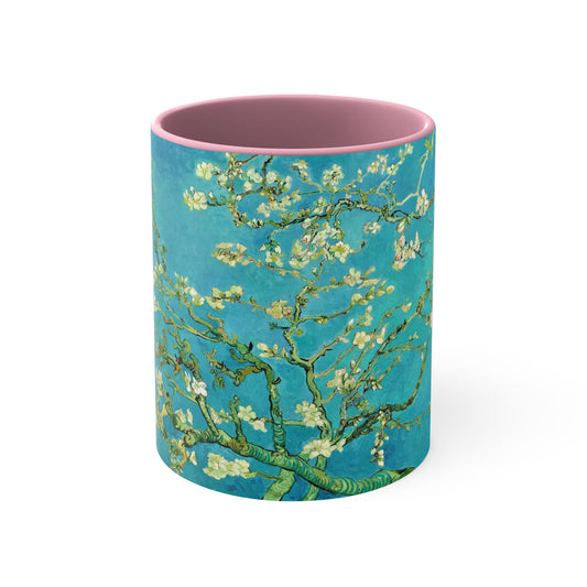 VINCENT VAN GOGH - ALMOND BLOSSOMS - COFFEE ART MUG