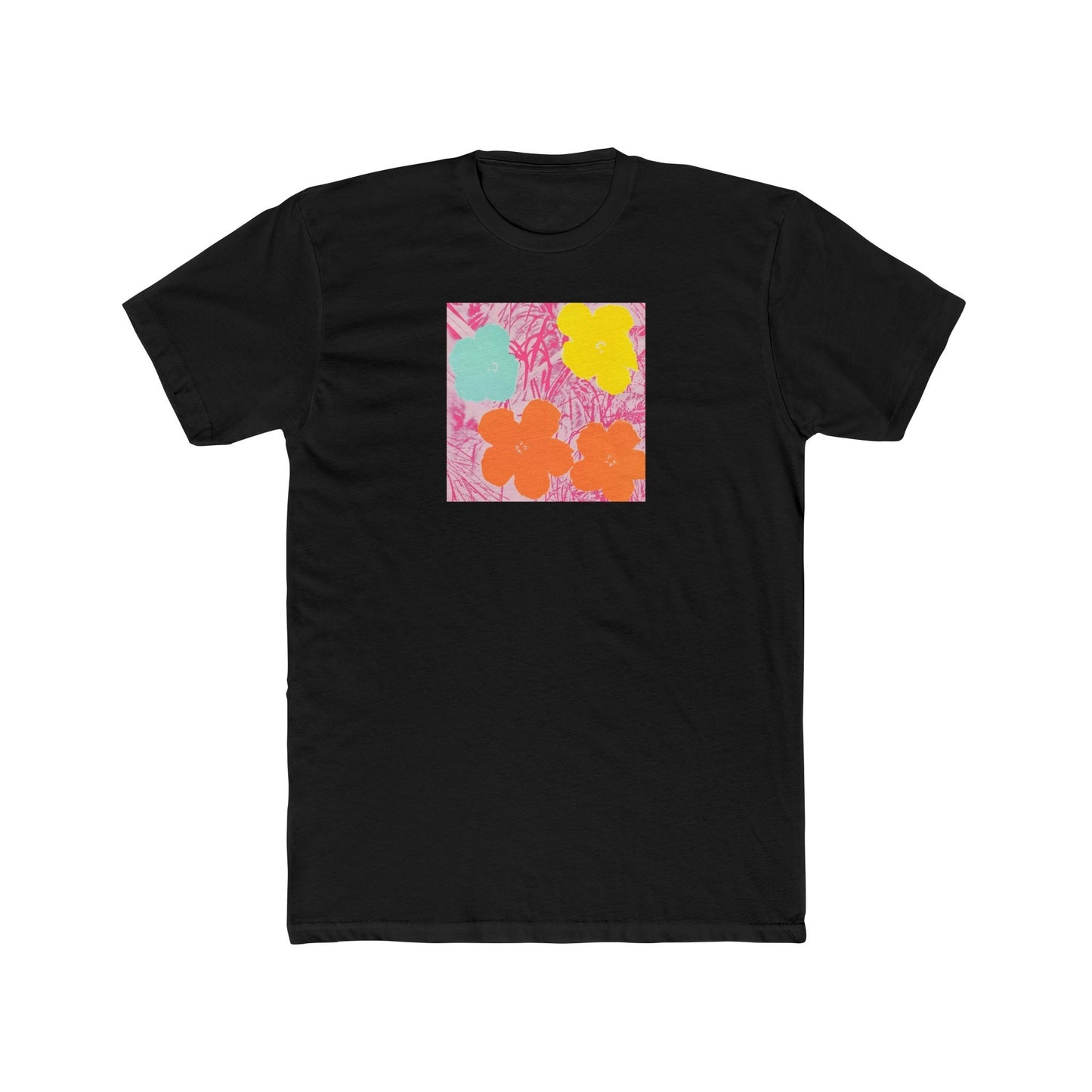 ANDY WARHOL - FLOWERS - UNISEX COTTON CREW TEE