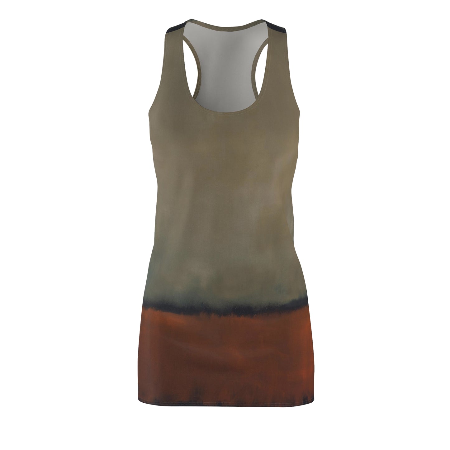 MARK ROTHKO - ABSTRACT ART - CUT & SEW RACERBACK DRESS