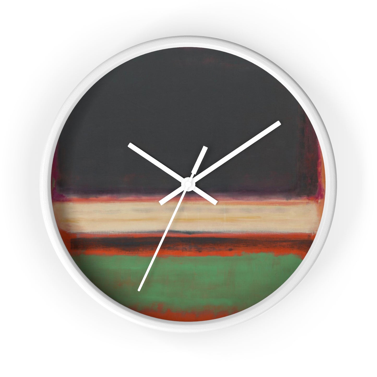 MARK ROTHKO - ABSTRACT - WOODEN WALL ART CLOCK 