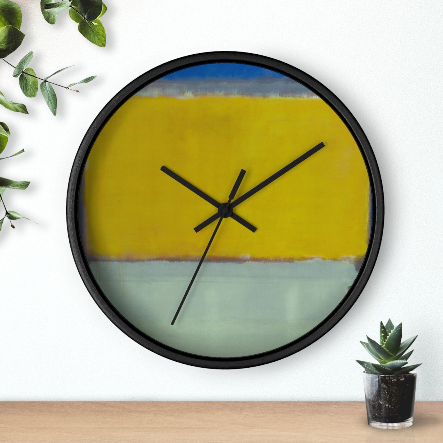 MARK ROTHKO - ABSTRACT - WOODEN WALL ART CLOCK 