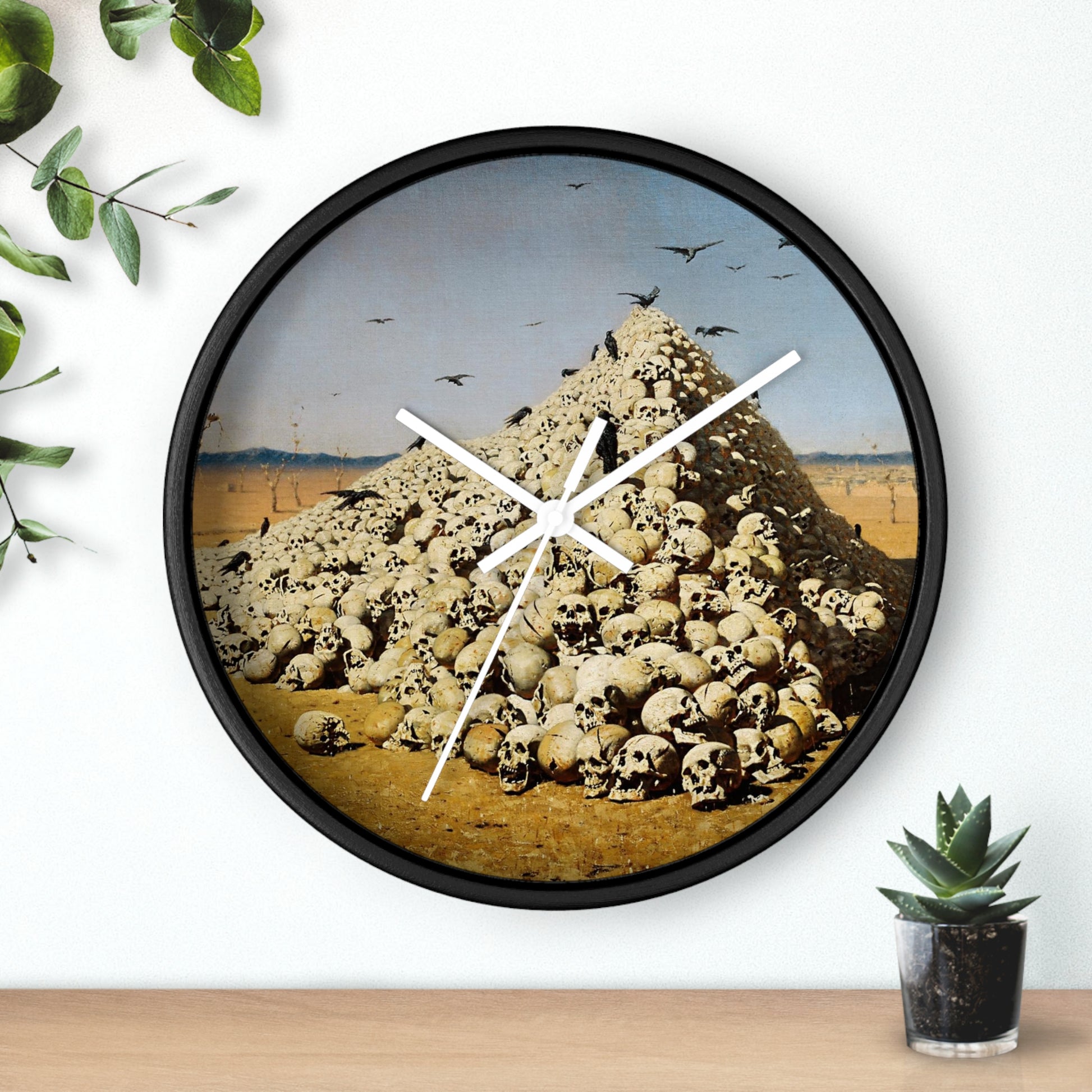 VASILY VERESHCHAGIN - THE APOTHEOSIS OF WAR - WOODEN WALL ART CLOCK