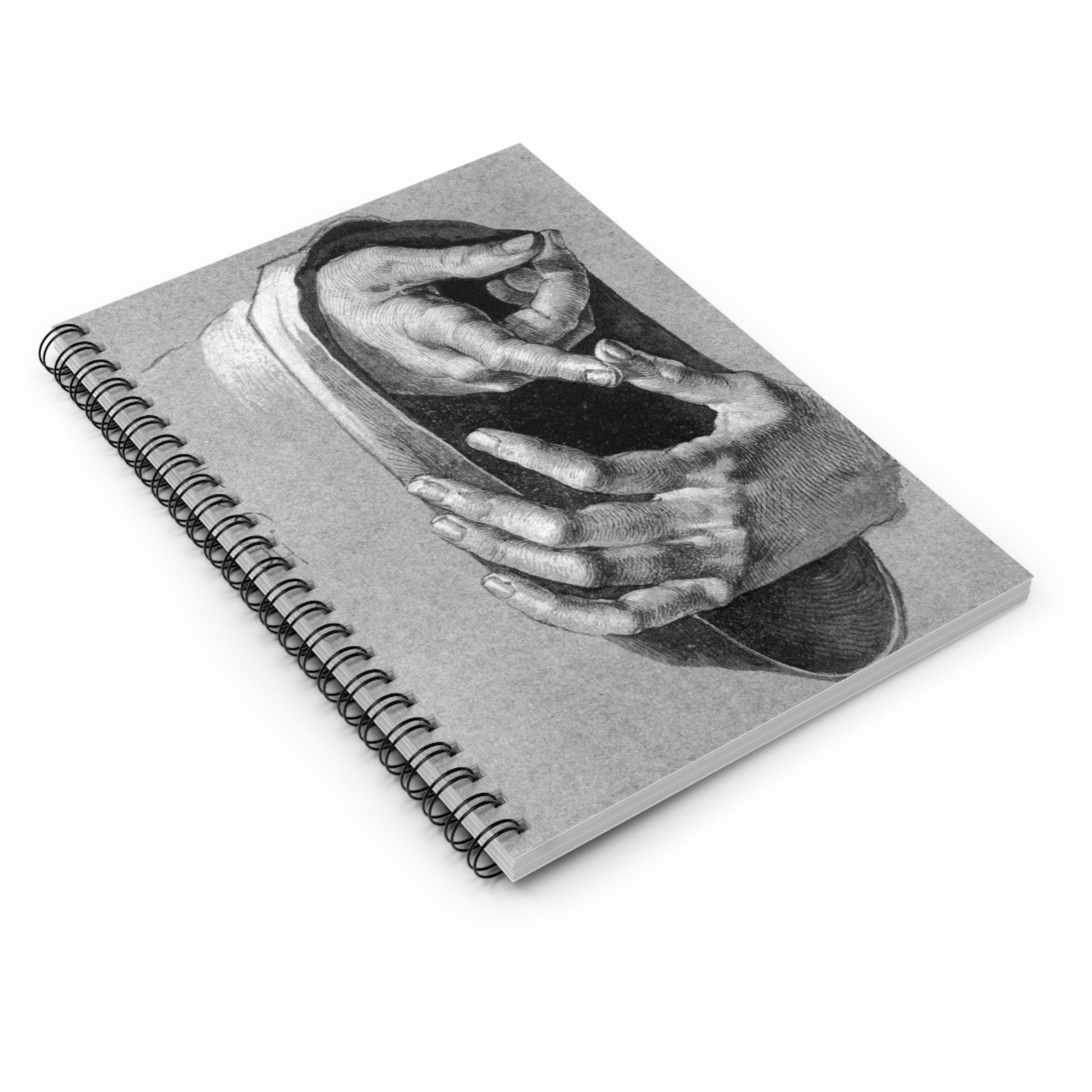 ALBRECHT DURER - HANDS OF 12 YEAR-OLD CHRIST - SPIRAL ART NOTEBOOK 