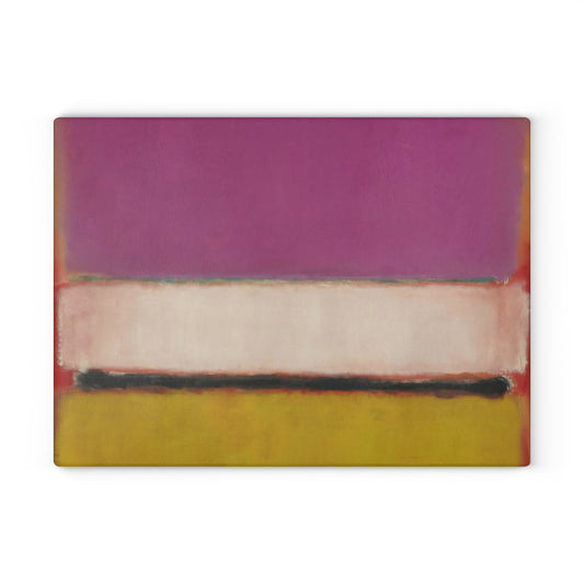 MARK ROTHKO - ABSTRACT - ART GLASS CUTTING BOARD