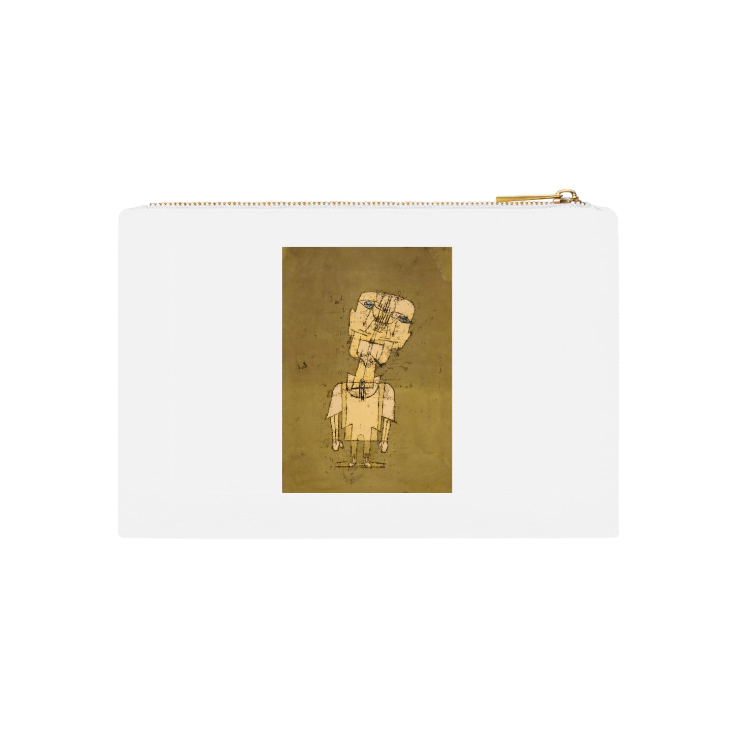 PAUL KLEE - GHOST OF A GENIUS - COTTON CANVAS COSMETIC BAG TRAVEL ORGANIZER