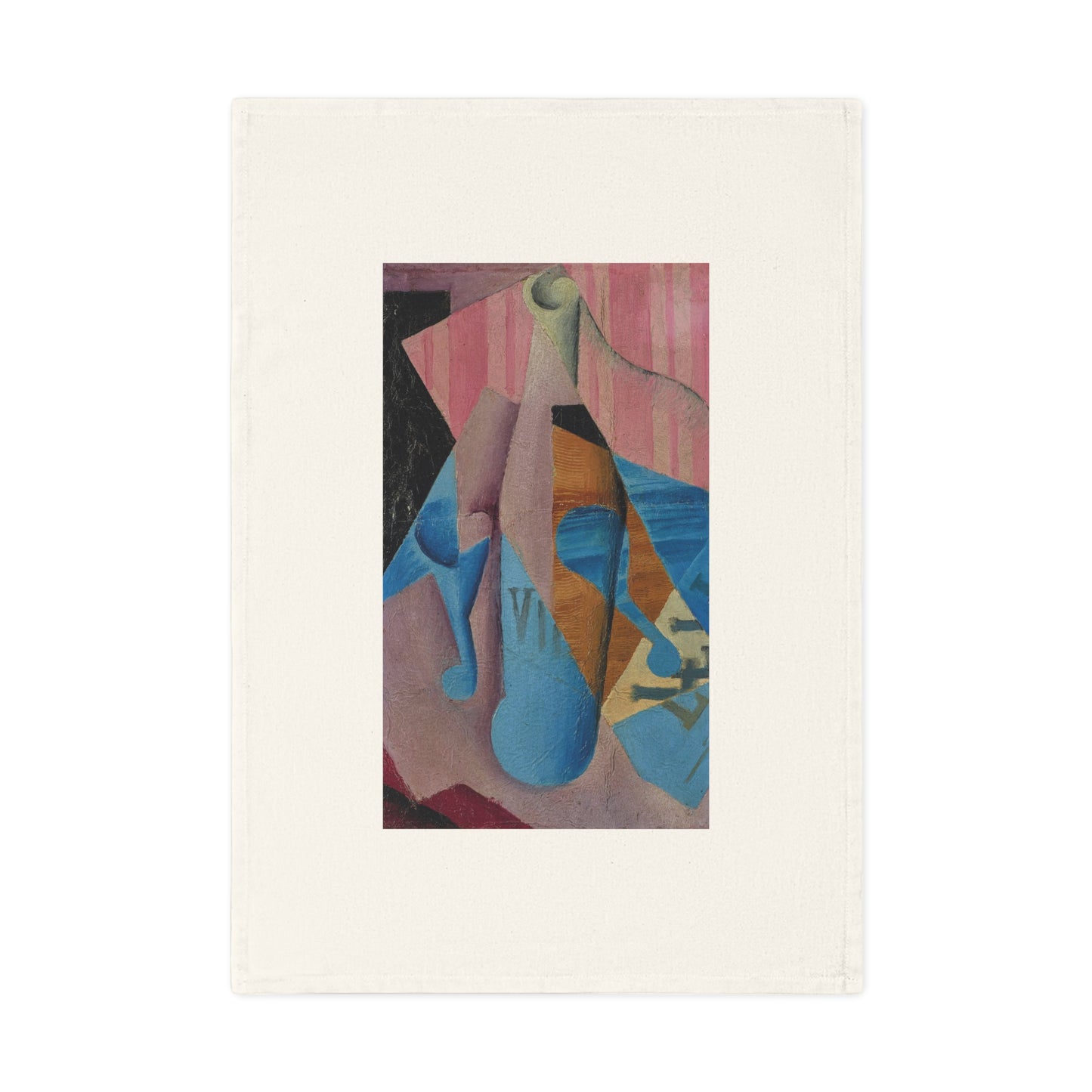 JUAN GRIS - LA BOUTEILLE DE VIN - ORGANIC COTTON HAND TOWEL