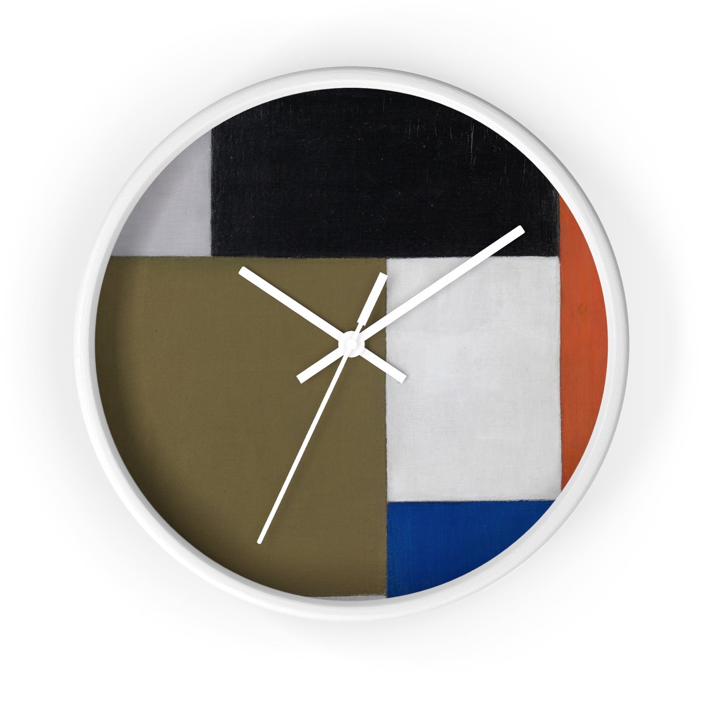 THEO VAN DOESBURG - COMPOSITION - WOODEN ART WALL CLOCK