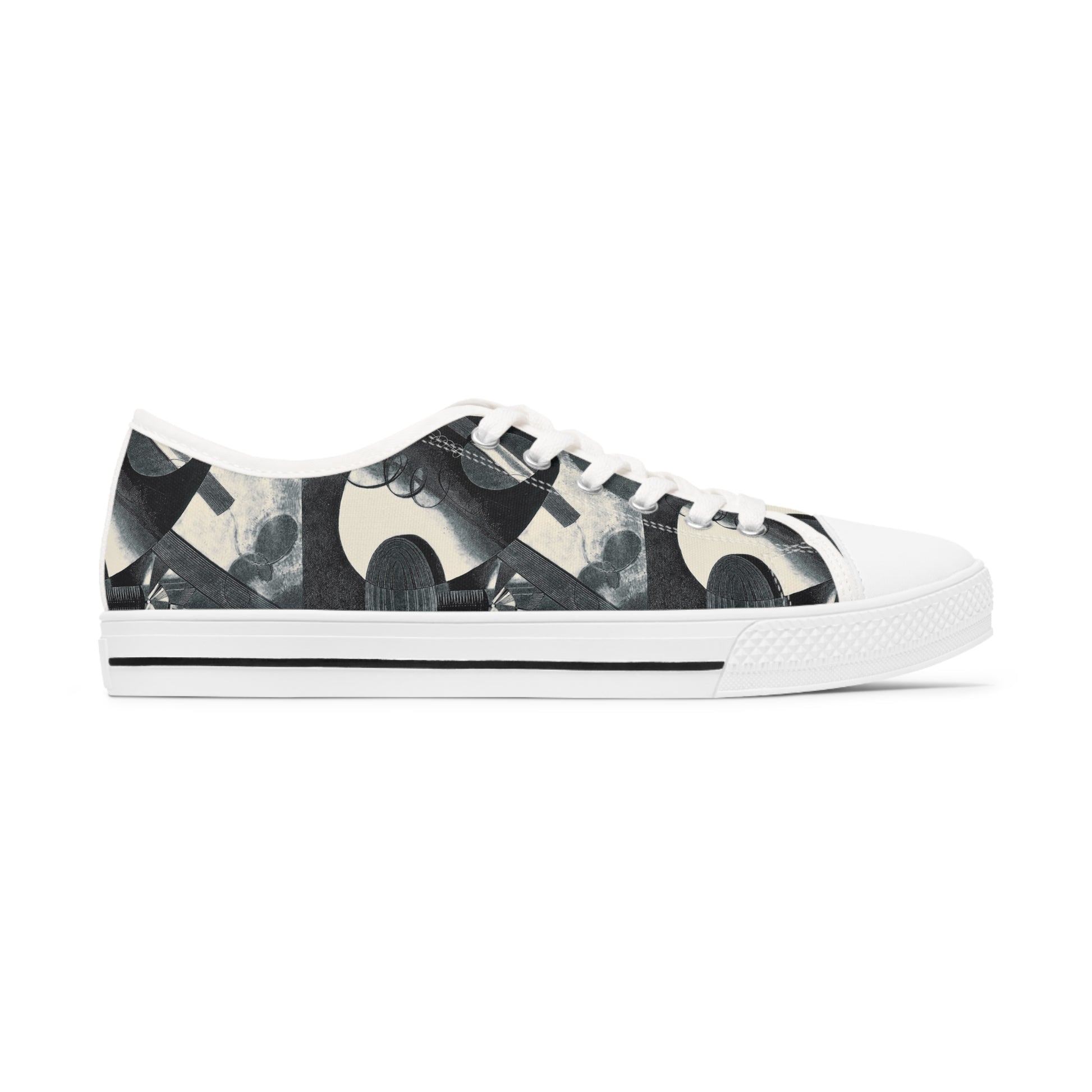 KAROL HILLER - HELIOGRAPHIC COMPOSITION (XXIX) - LOW TOP ART SNEAKERS FOR HER