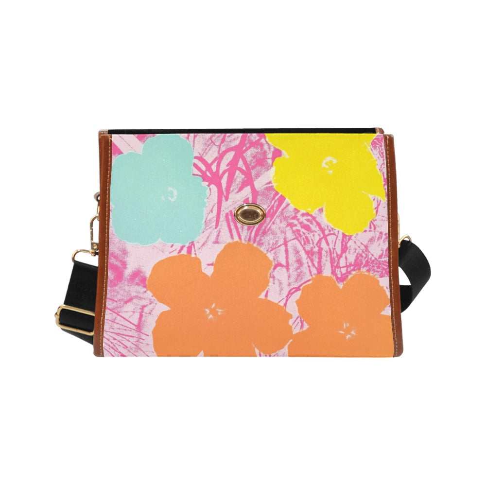 
ANDY WARHOL - FLOWERS - WATERPROOF CANVAS BAG FOR HER
