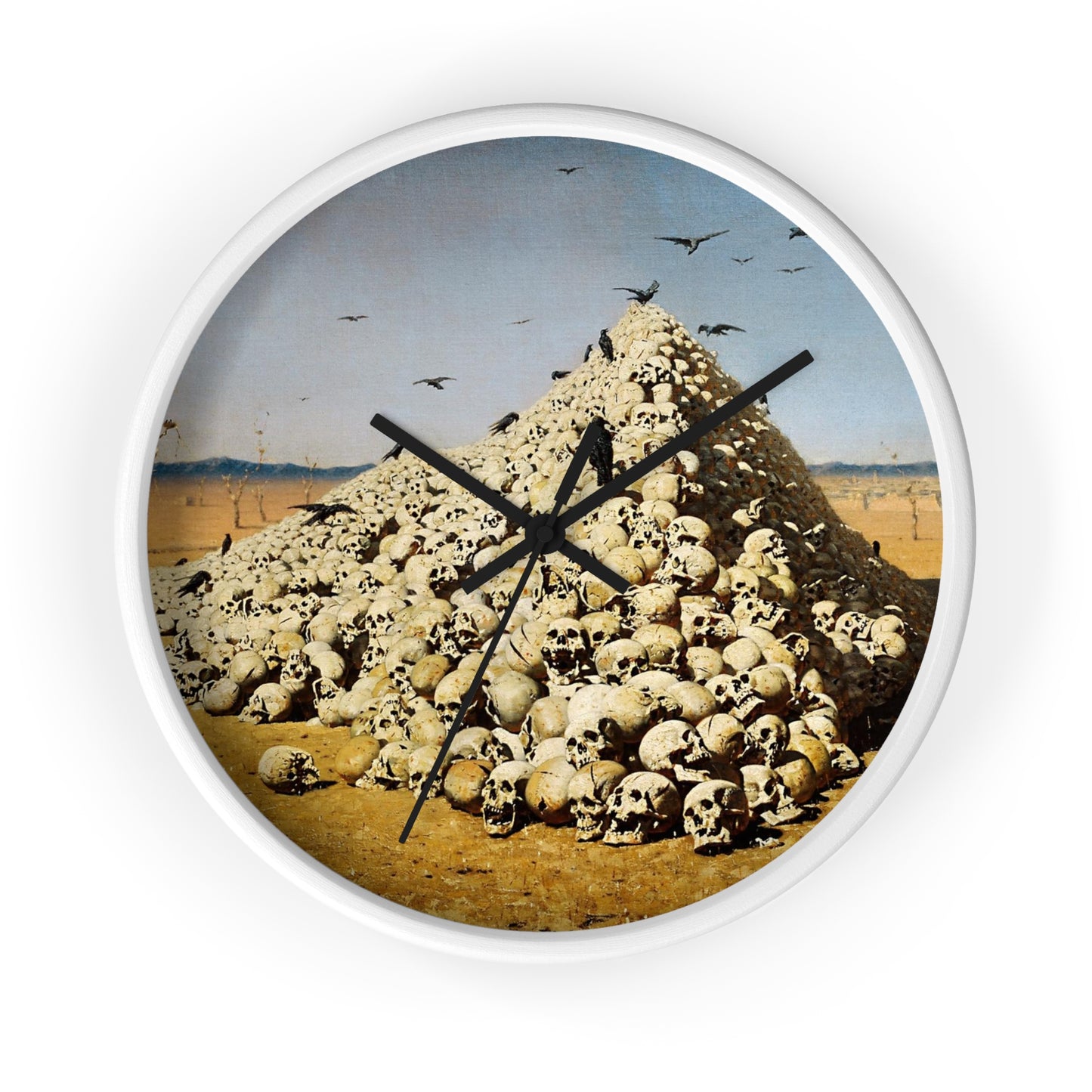 VASILY VERESHCHAGIN - THE APOTHEOSIS OF WAR - WOODEN WALL ART CLOCK