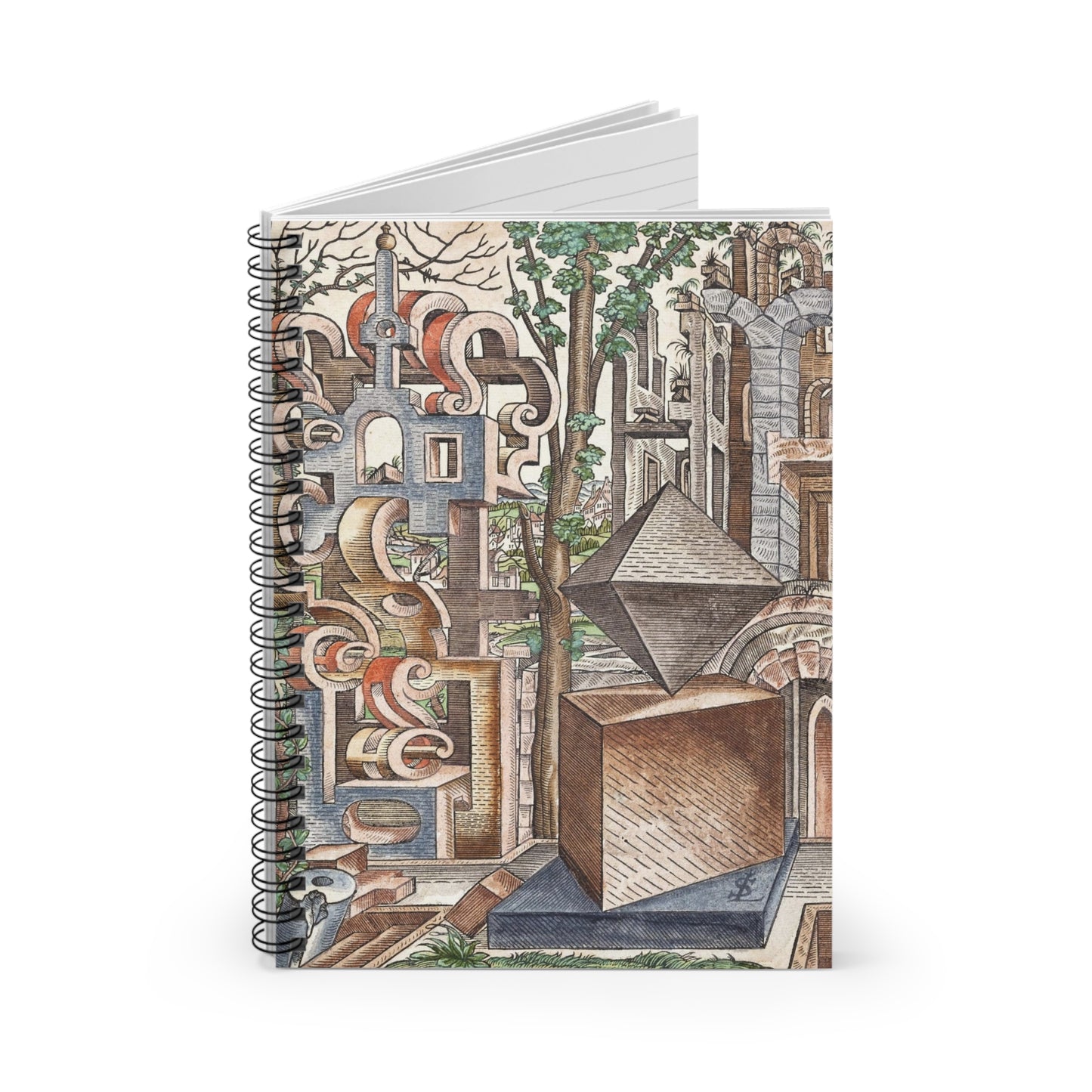 LORENZ STOER - GEOMETRIA et PERSPECTIVA Pl 01  - SPIRAL ART NOTEBOOK