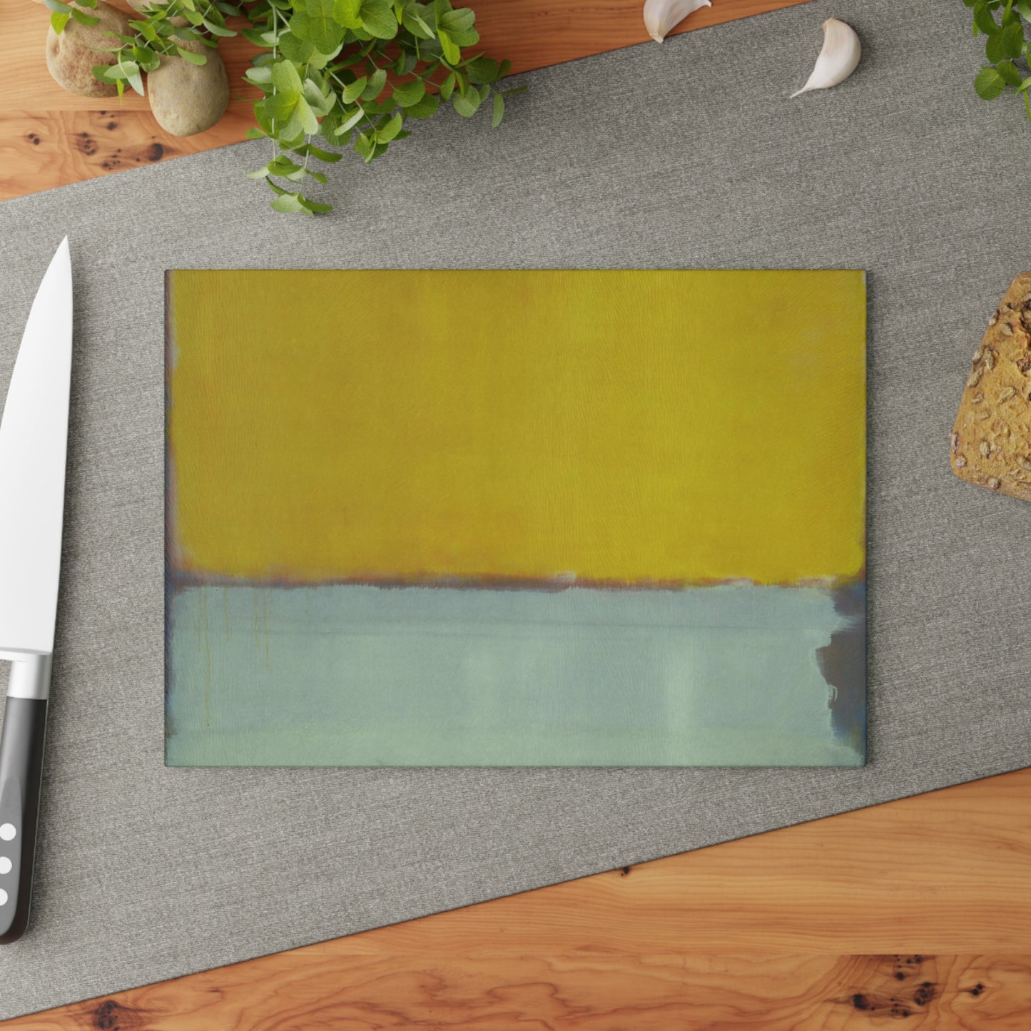 MARK ROTHKO - ABSTRACT - ART GLASS CUTTING BOARD