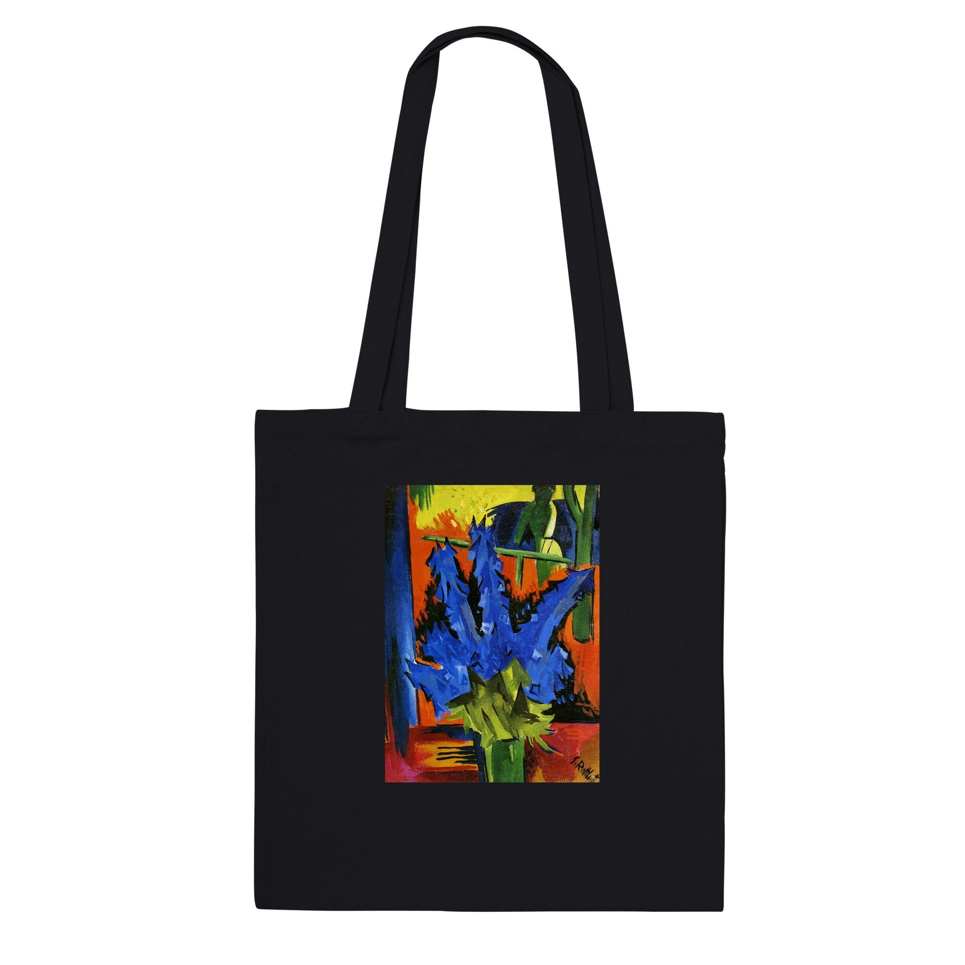 KARL SCHMIDT-ROTTLUFF - LUPINS AT THE WINDOW - CLASSIC TOTE BAG
